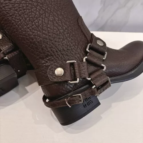 Replica MIU MIU Boots For Women #1374067 $145.00 USD for Wholesale