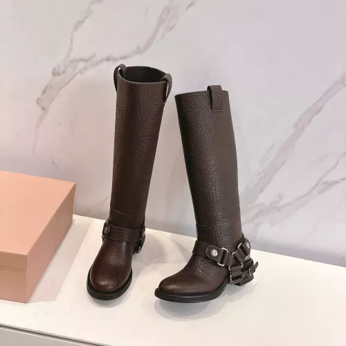 MIU MIU Boots For Women #1374069 $182.00 USD, Wholesale Replica MIU MIU Boots