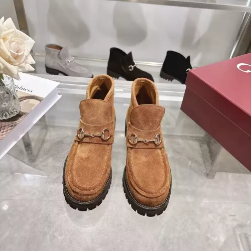 Replica Gucci Boots For Women #1374072 $125.00 USD for Wholesale