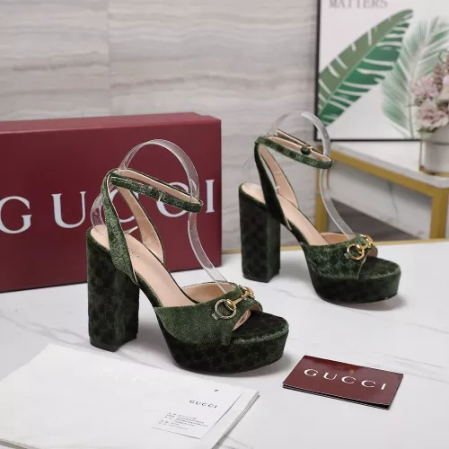 Replica Gucci Sandal For Women #1374124 $112.00 USD for Wholesale