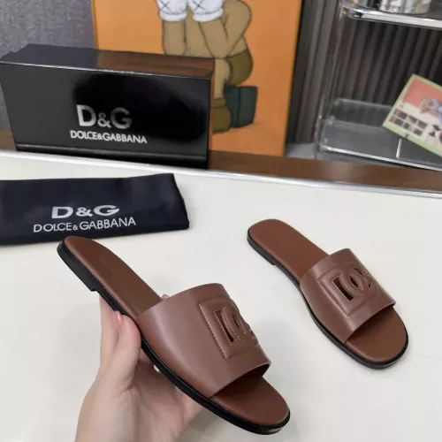 Replica Dolce & Gabbana D&G Slippers For Women #1374157 $85.00 USD for Wholesale