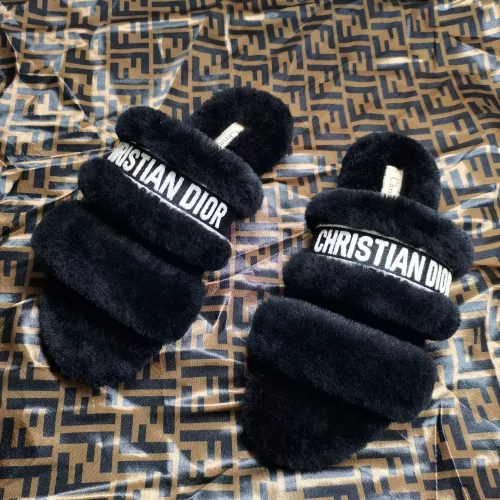 Replica Christian Dior Slippers For Women #1374187 $92.00 USD for Wholesale