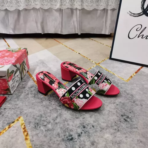 Dolce &amp; Gabbana D&amp;G Slippers For Women #1374248 $125.00 USD, Wholesale Replica Dolce &amp; Gabbana D&amp;G Slippers