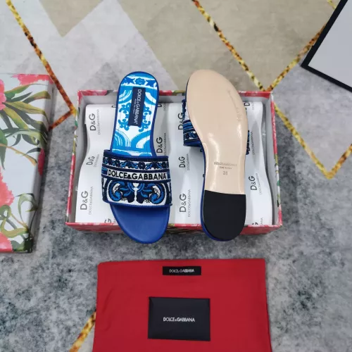 Replica Dolce & Gabbana D&G Slippers For Women #1374249 $125.00 USD for Wholesale
