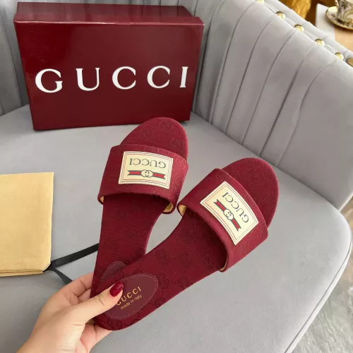 Replica Gucci Slippers For Women #1374267 $82.00 USD for Wholesale