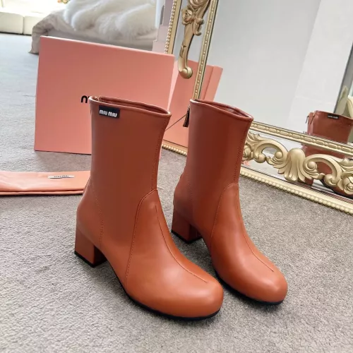 MIU MIU Boots For Women #1374298 $100.00 USD, Wholesale Replica MIU MIU Boots