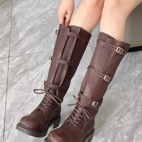 Replica MIU MIU Boots For Women #1374338 $162.00 USD for Wholesale