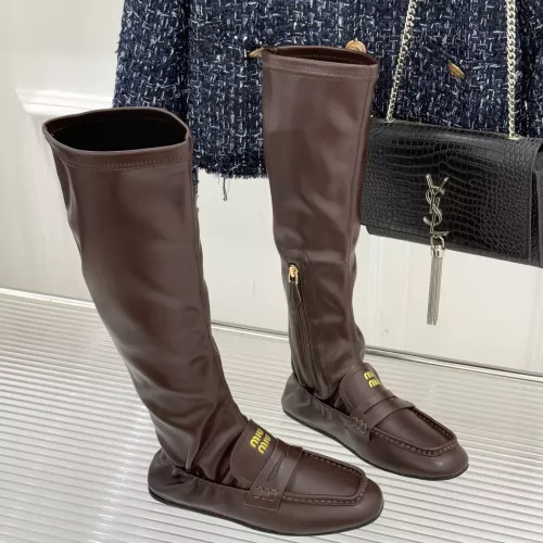 MIU MIU Boots For Women #1374339 $122.00 USD, Wholesale Replica MIU MIU Boots