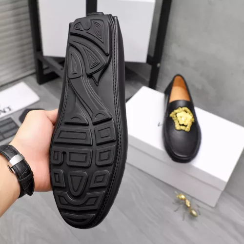 Replica Versace Leather Shoes For Men #1374470 $80.00 USD for Wholesale