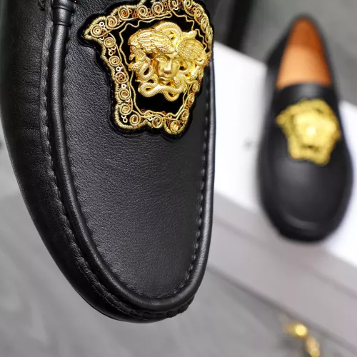 Replica Versace Leather Shoes For Men #1374470 $80.00 USD for Wholesale