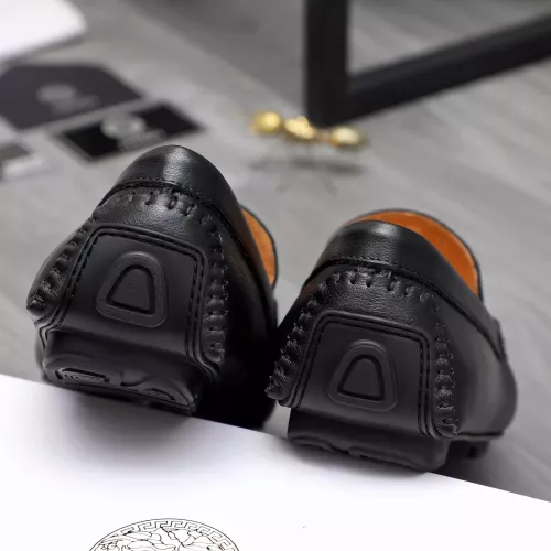 Replica Versace Leather Shoes For Men #1374470 $80.00 USD for Wholesale