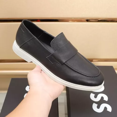 Replica Boss Leather Shoes For Men #1374478 $96.00 USD for Wholesale