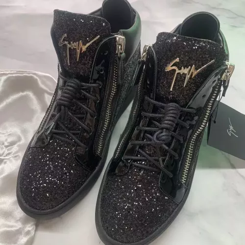 Replica Giuseppe Zanotti High Tops Shoes For Men #1374492 $98.00 USD for Wholesale