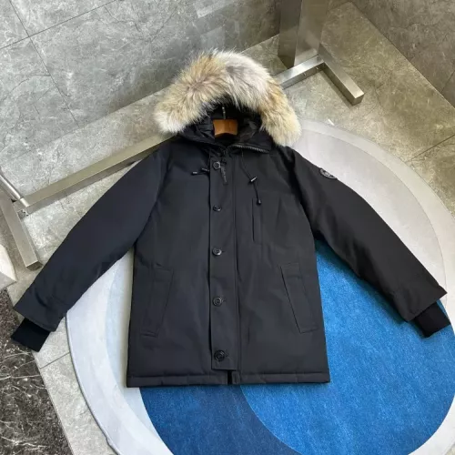 Replica Canada Goose Down Feather Coat Long Sleeved For Men #1374544 $205.00 USD for Wholesale