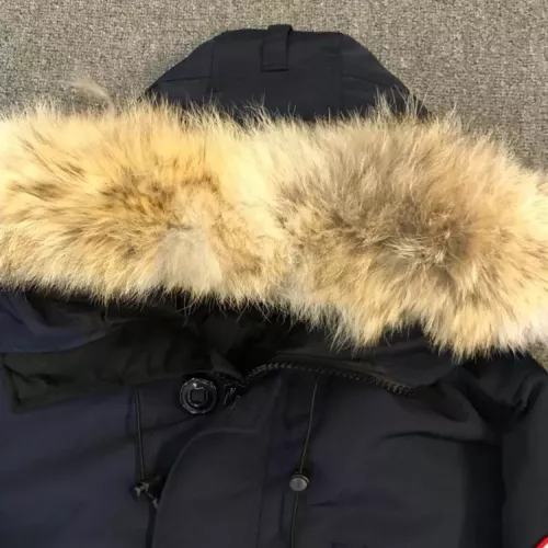 Replica Canada Goose Down Feather Coat Long Sleeved For Men #1374545 $205.00 USD for Wholesale