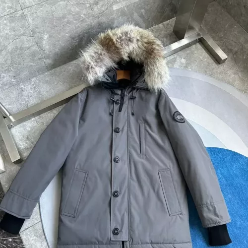 Replica Canada Goose Down Feather Coat Long Sleeved For Men #1374546 $205.00 USD for Wholesale