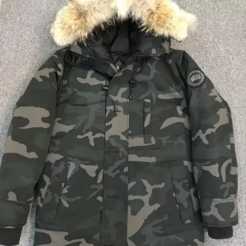 Canada Goose Down Feather Coat Long Sleeved For Men #1374548 $205.00 USD, Wholesale Replica Canada Goose Down Feather Coat