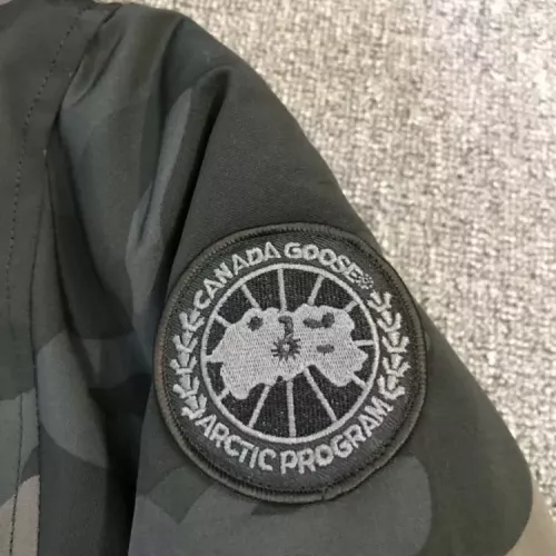 Replica Canada Goose Down Feather Coat Long Sleeved For Men #1374548 $205.00 USD for Wholesale
