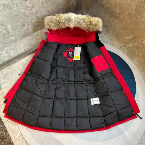 Replica Canada Goose Down Feather Coat Long Sleeved For Women #1374550 $205.00 USD for Wholesale