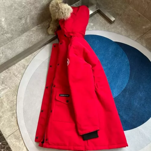 Replica Canada Goose Down Feather Coat Long Sleeved For Women #1374550 $205.00 USD for Wholesale