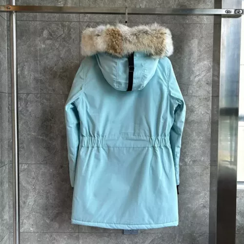 Replica Canada Goose Down Feather Coat Long Sleeved For Women #1374553 $205.00 USD for Wholesale