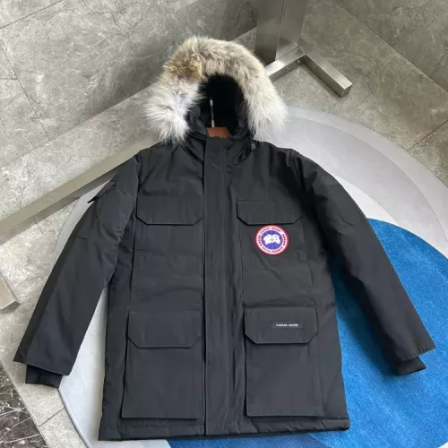 Replica Canada Goose Down Feather Coat Long Sleeved For Men #1374554 $172.00 USD for Wholesale