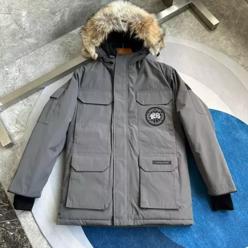 Replica Canada Goose Down Feather Coat Long Sleeved For Men #1374556 $172.00 USD for Wholesale