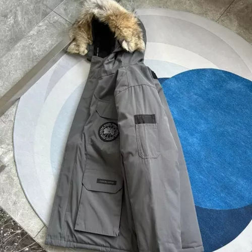 Replica Canada Goose Down Feather Coat Long Sleeved For Men #1374556 $172.00 USD for Wholesale