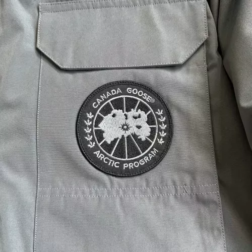 Replica Canada Goose Down Feather Coat Long Sleeved For Men #1374556 $172.00 USD for Wholesale