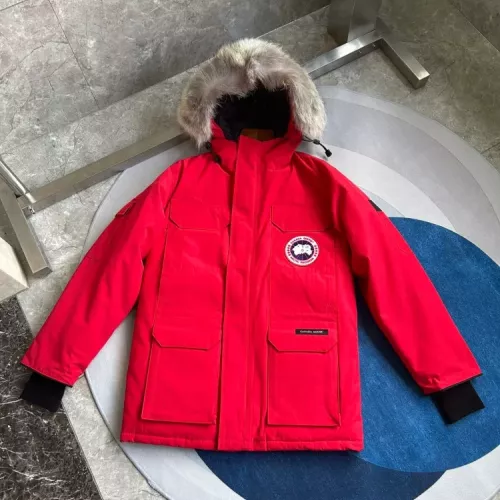 Replica Canada Goose Down Feather Coat Long Sleeved For Men #1374557 $172.00 USD for Wholesale