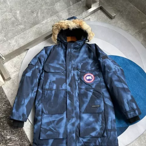 Replica Canada Goose Down Feather Coat Long Sleeved For Men #1374559 $172.00 USD for Wholesale