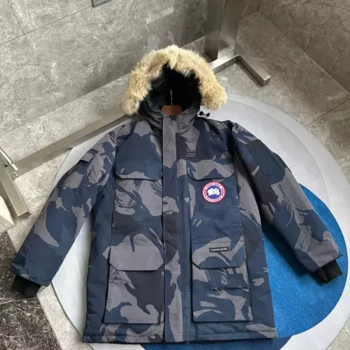 Replica Canada Goose Down Feather Coat Long Sleeved For Men #1374564 $172.00 USD for Wholesale