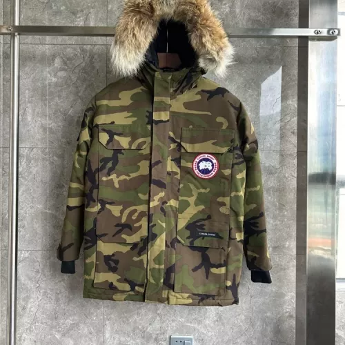 Canada Goose Down Feather Coat Long Sleeved For Men #1374566 $172.00 USD, Wholesale Replica Canada Goose Down Feather Coat
