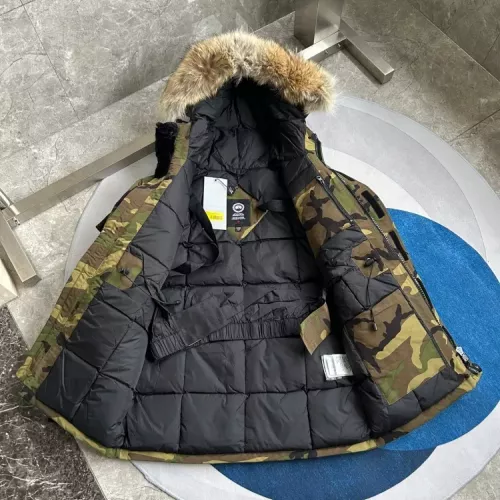 Replica Canada Goose Down Feather Coat Long Sleeved For Men #1374566 $172.00 USD for Wholesale