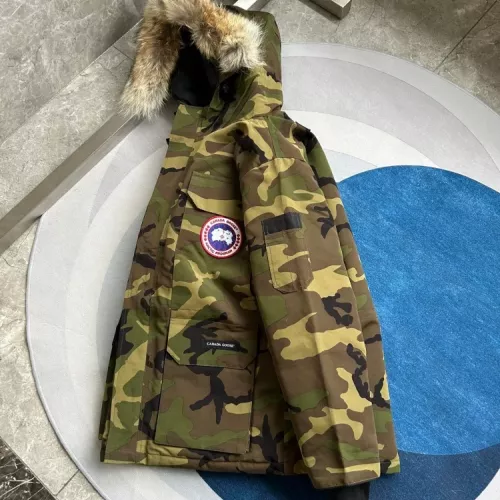 Replica Canada Goose Down Feather Coat Long Sleeved For Men #1374566 $172.00 USD for Wholesale