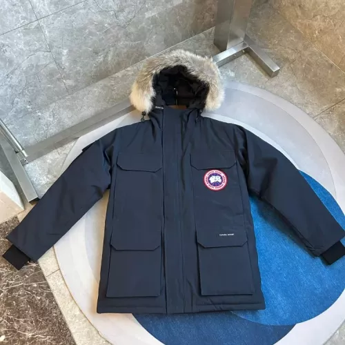 Replica Canada Goose Down Feather Coat Long Sleeved For Men #1374567 $172.00 USD for Wholesale