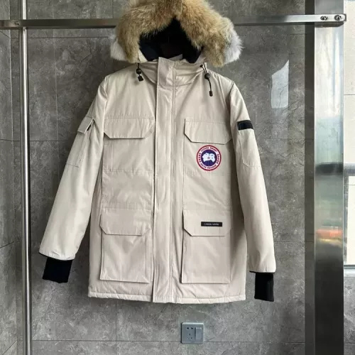 Canada Goose Down Feather Coat Long Sleeved For Men #1374568 $172.00 USD, Wholesale Replica Canada Goose Down Feather Coat