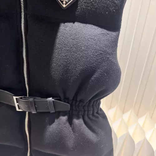 Replica Prada Down Feather Coat Sleeveless For Women #1374572 $170.00 USD for Wholesale