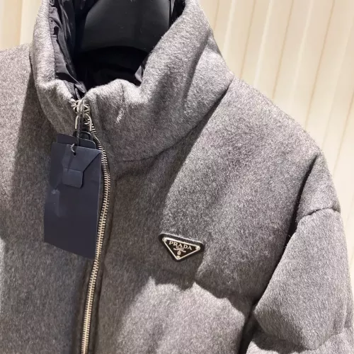 Replica Prada Down Feather Coat Long Sleeved For Women #1374573 $202.00 USD for Wholesale