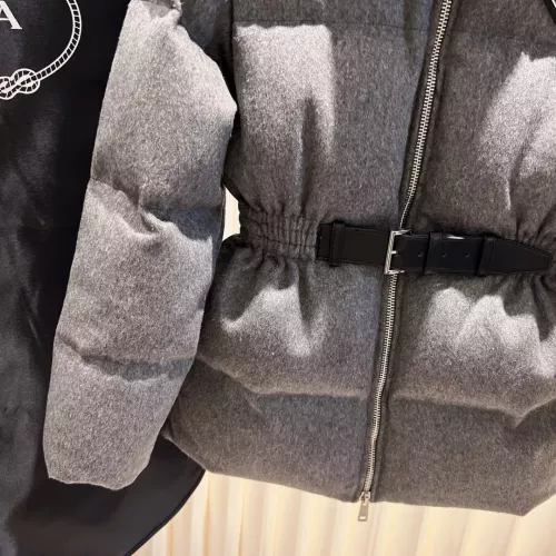 Replica Prada Down Feather Coat Long Sleeved For Women #1374573 $202.00 USD for Wholesale