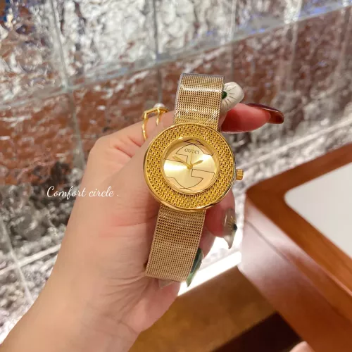Gucci Watches In Gold #1374602 $29.00 USD, Wholesale Replica Gucci Watches
