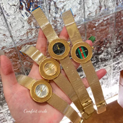 Replica Gucci Watches In Gold #1374603 $29.00 USD for Wholesale