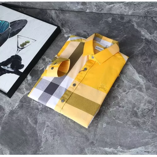 Replica Burberry Shirts Long Sleeved For Men #1374615 $38.00 USD for Wholesale