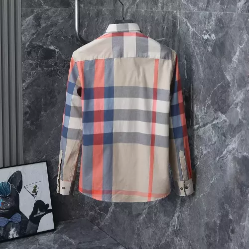 Replica Burberry Shirts Long Sleeved For Men #1374616 $38.00 USD for Wholesale