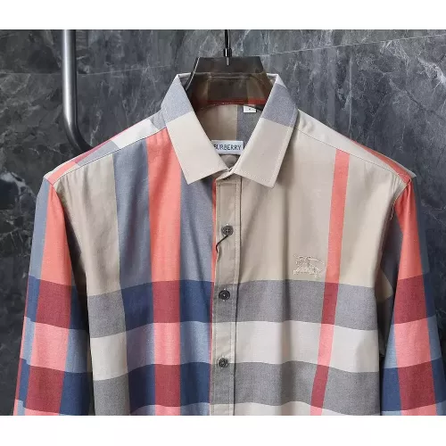 Replica Burberry Shirts Long Sleeved For Men #1374616 $38.00 USD for Wholesale