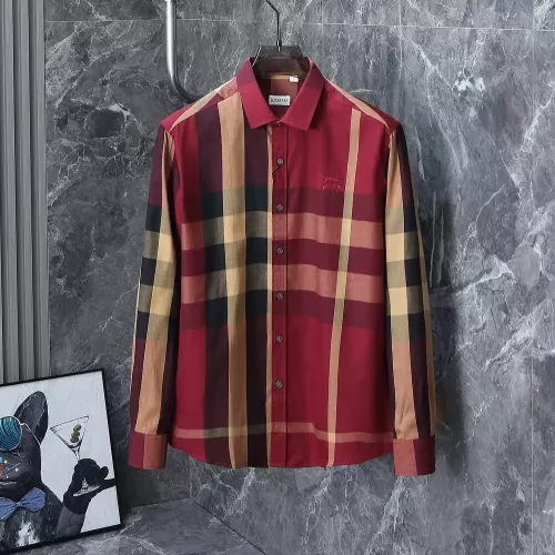 Burberry Shirts Long Sleeved For Men #1374619 $38.00 USD, Wholesale Replica Burberry Shirts
