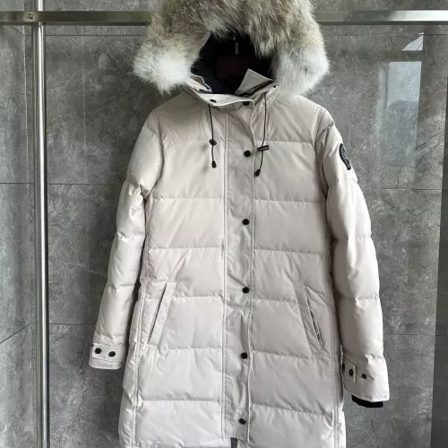 Canada Goose Down Feather Coat Long Sleeved For Women #1374630 $160.00 USD, Wholesale Replica Canada Goose Down Feather Coat