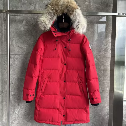 Canada Goose Down Feather Coat Long Sleeved For Women #1374631 $160.00 USD, Wholesale Replica Canada Goose Down Feather Coat