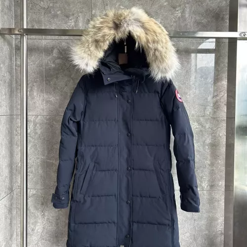 Canada Goose Down Feather Coat Long Sleeved For Women #1374632 $160.00 USD, Wholesale Replica Canada Goose Down Feather Coat