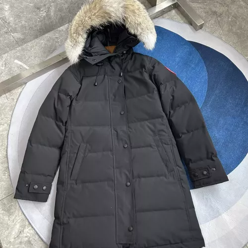 Replica Canada Goose Down Feather Coat Long Sleeved For Women #1374634 $160.00 USD for Wholesale